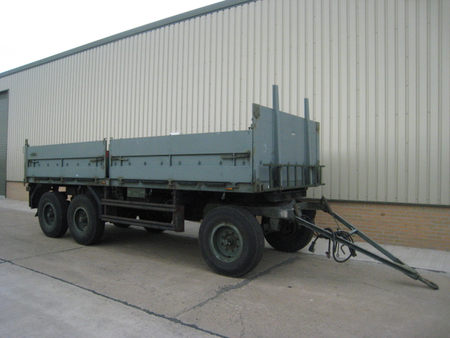 Schmitz tri axle draw bar trailer - 10716 - Govsales of mod surplus ex army trucks, ex army land rovers and other military vehicles for sale